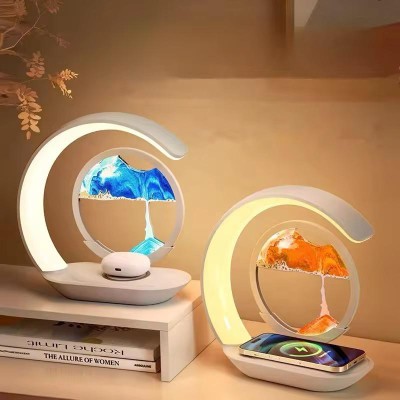 Wireless Chirging 3D Sand with LED Lamp BD