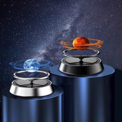 Premium Solar Rotating Globe/Planet Car-Home-Office Air Freshener Diffuser BD