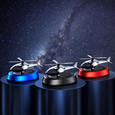 Premium Solar Rotating Helicopter Car-Home-Office Air Freshener Diffuser BD